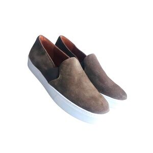 Vince. Blair Nubuck Sneaker in CLOVE